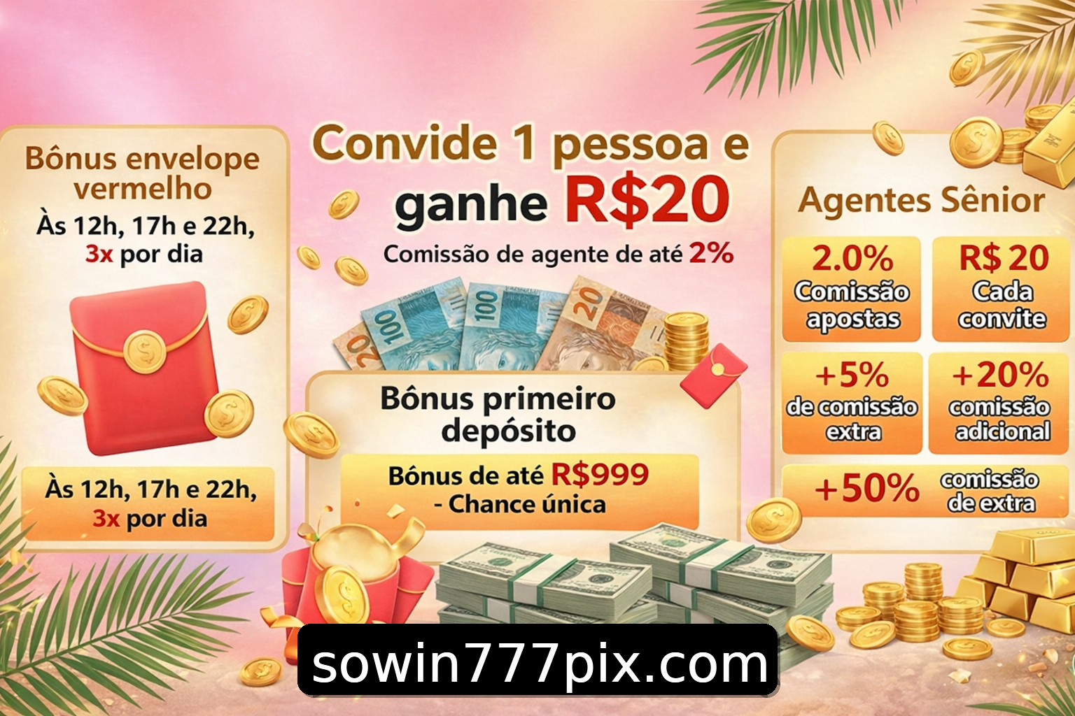 Banner do Bônus do Casino sowin777