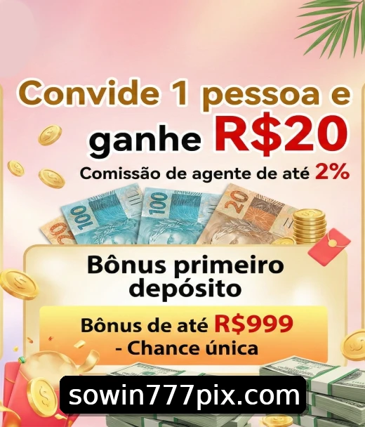 Bônus ao se registrar no sowin777